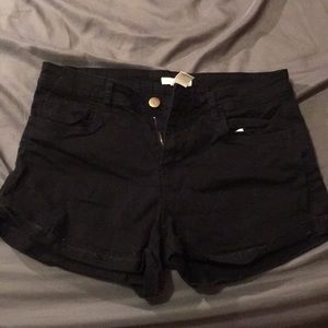 Black shorts